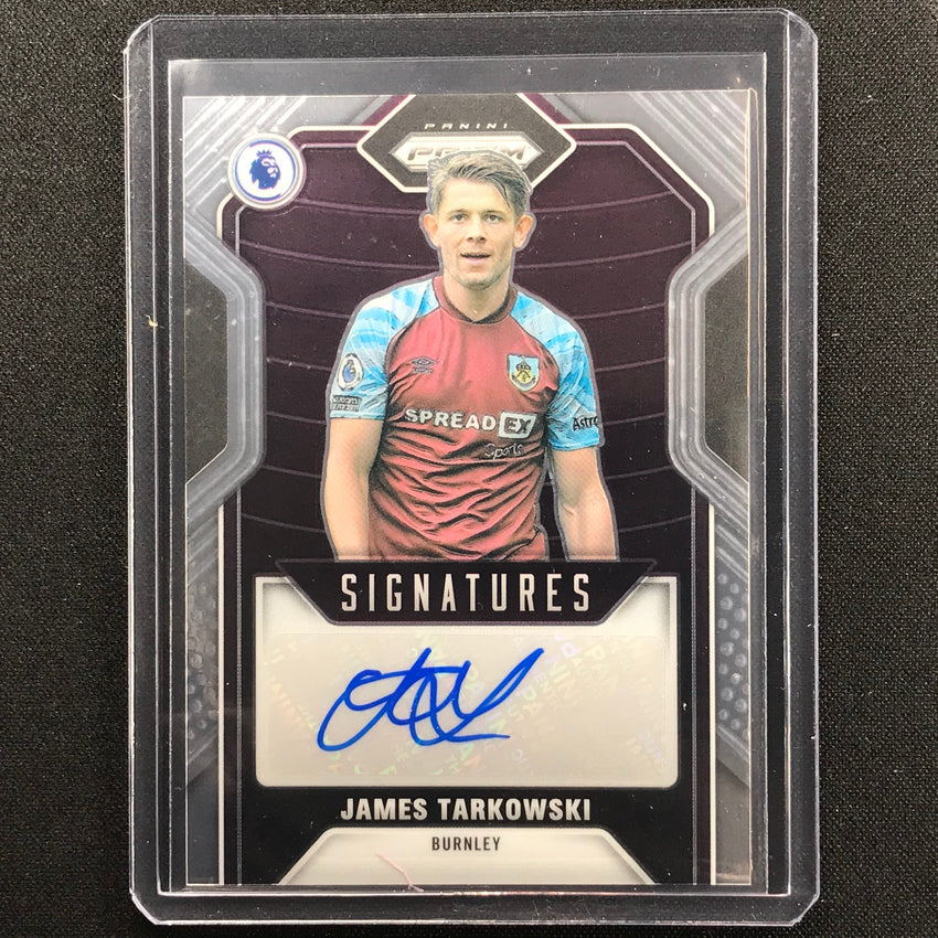 2021-22 Prizm Epl James Tarkowski Signatures Auto Base No Jta B