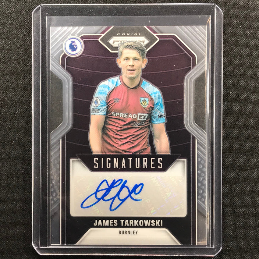 2021-22 Prizm Epl James Tarkowski Signatures Auto Base No Jta C