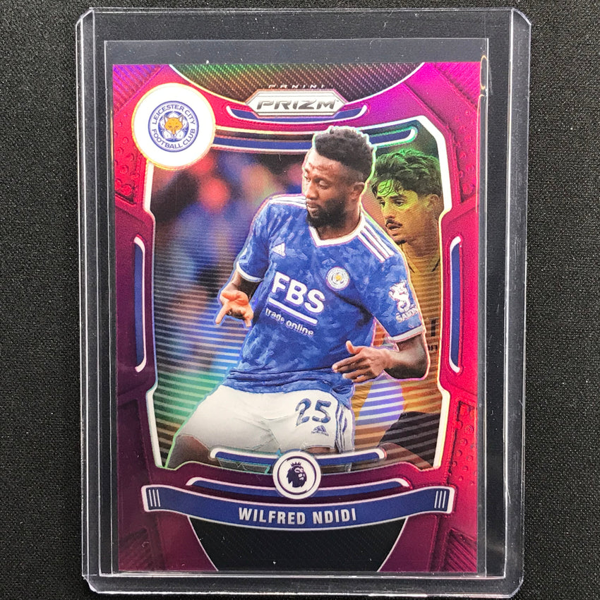 2021-22 Prizm EPL WILFRIED NDIDI Purple 23/99 #25