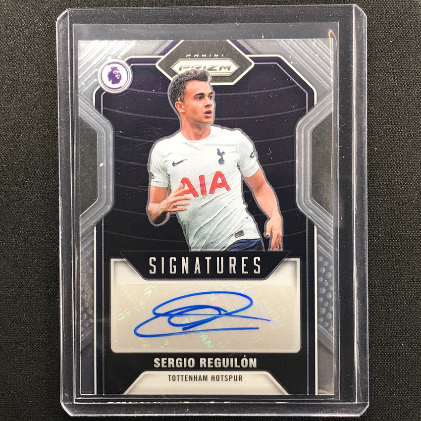 2021-22 Prizm Epl Sergio Reguilon Signatures Auto Base No Srg B