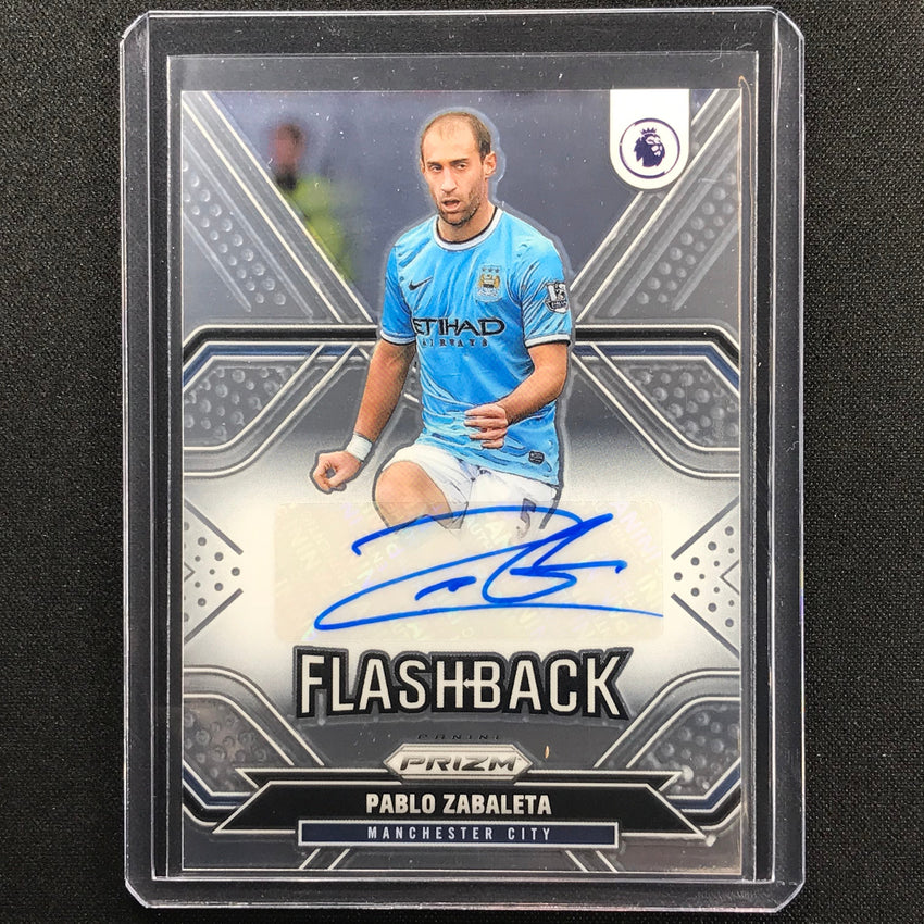 2021-22 Prizm Epl Pablo Zabaleta Flashback Auto Base No Pzb A