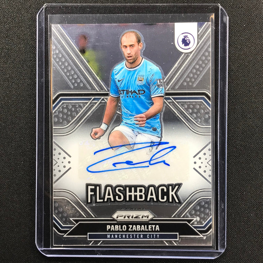 2021-22 Prizm Epl Pablo Zabaleta Flashback Auto Base No Pzb B