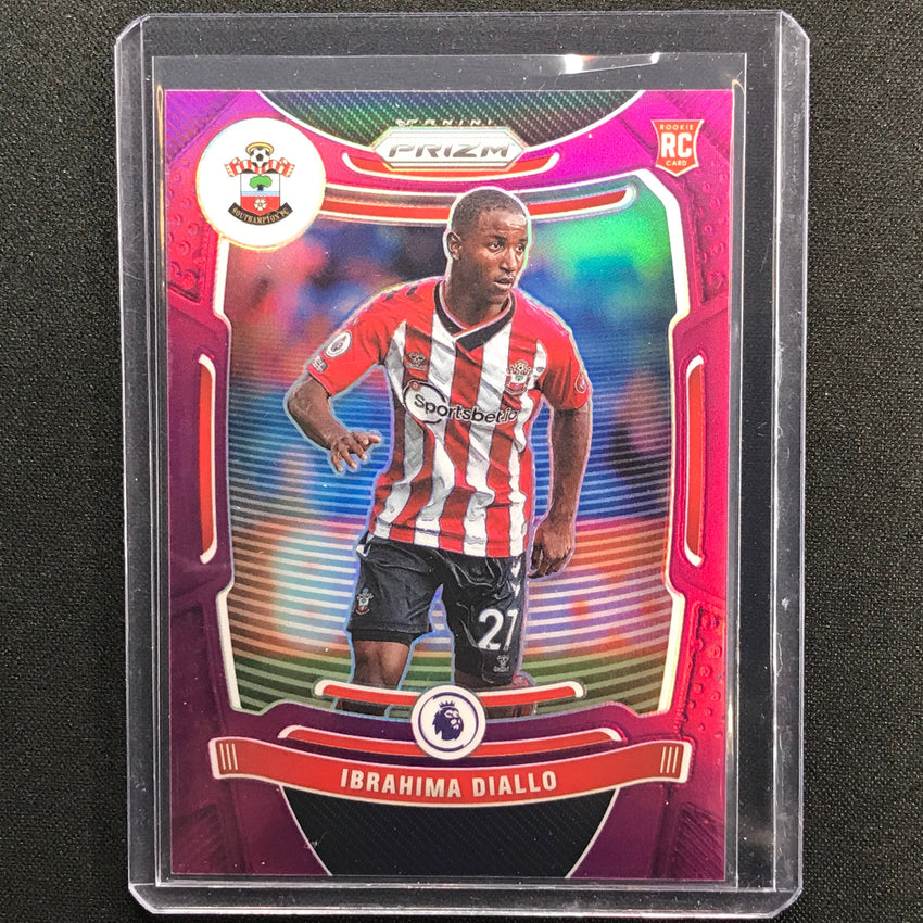2021-22 Prizm EPL IBRAHIMA DIALLO Rookie Purple 97/99 #114