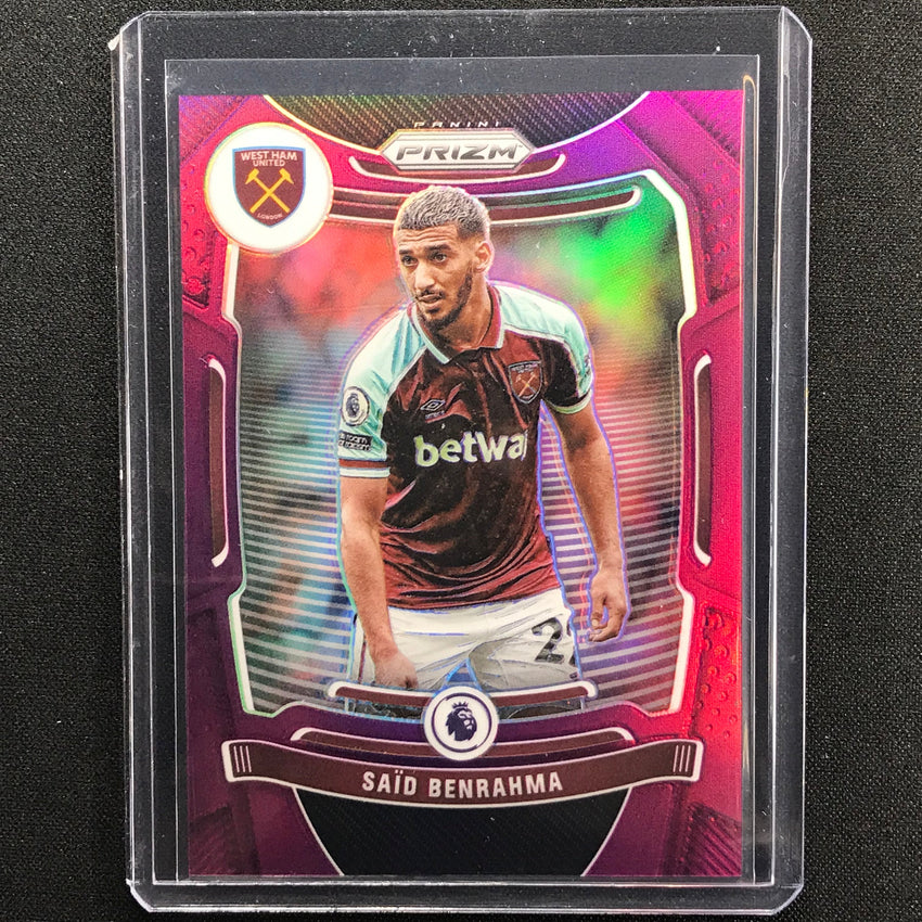 2021-22 Prizm EPL SAID BENRAHMA Purple 56/99 #234