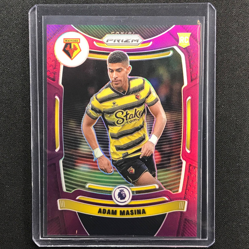 2021-22 Prizm EPL ADAM MASINA Rookie Purple 88/99 #256