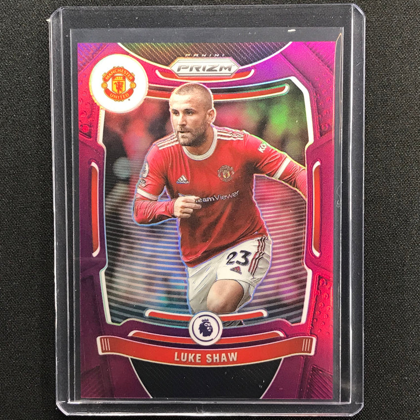 2021-22 Prizm Epl Luke Shaw Purple 10/99 No 274