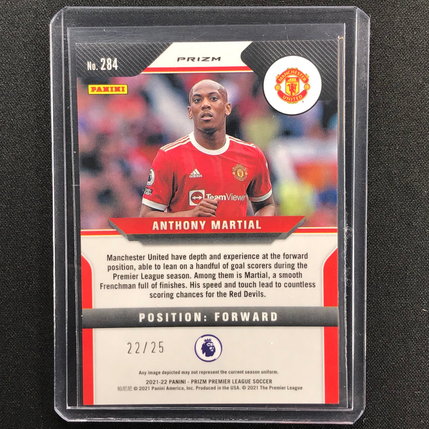 2021-22 Prizm Epl Anthony Martial Orange 22/25