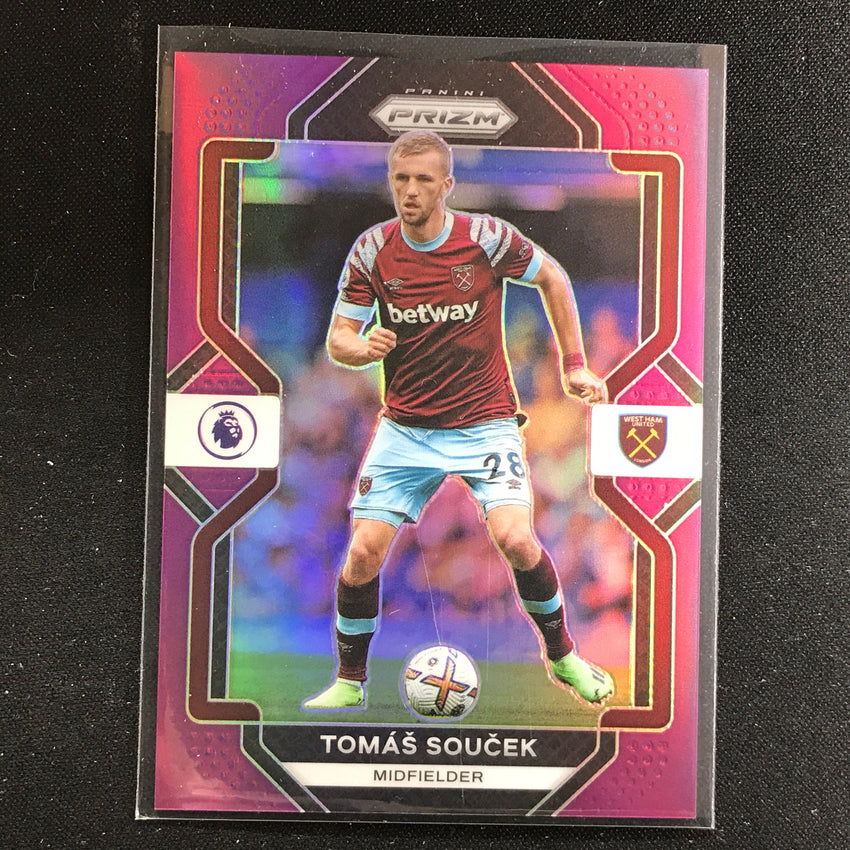 2022-23 Prizm Epl Tomas Soucek Purple 27/49
