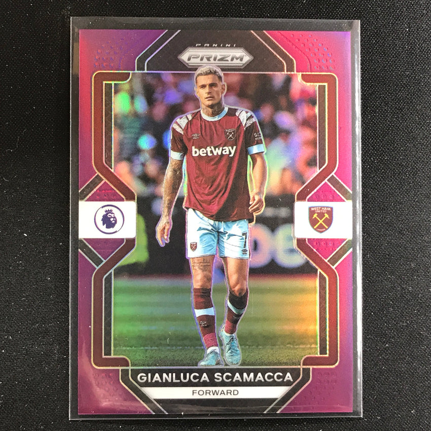 2022-23 Prizm Epl Gianluca Scamacca Purple 2/49