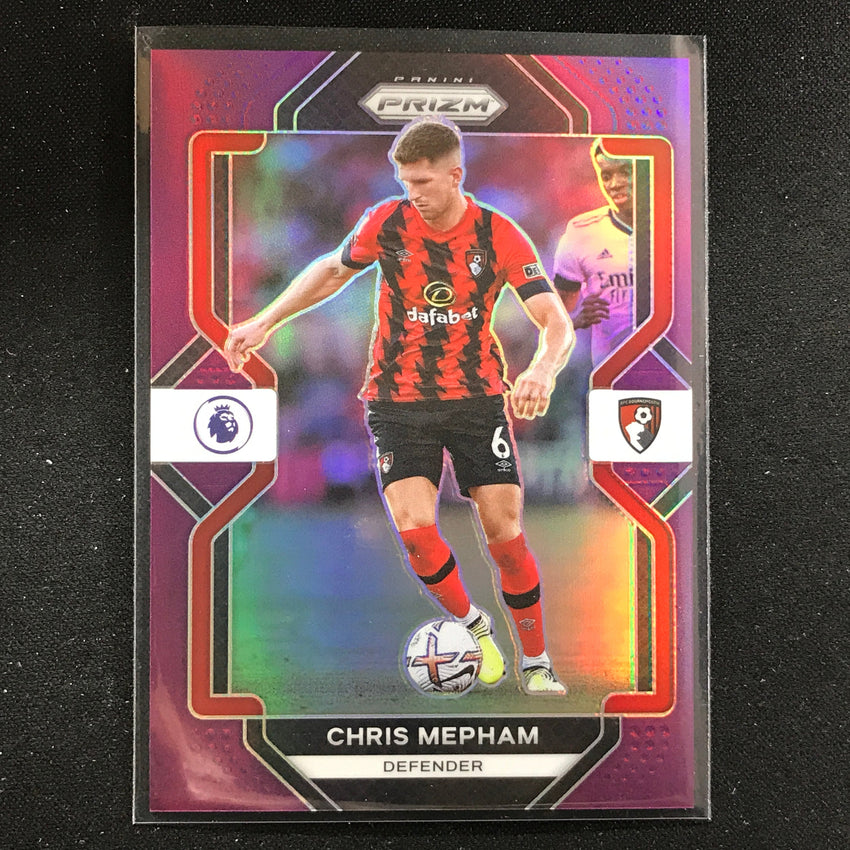 2022-23 Prizm Epl Chris Mepham Purple 10/49