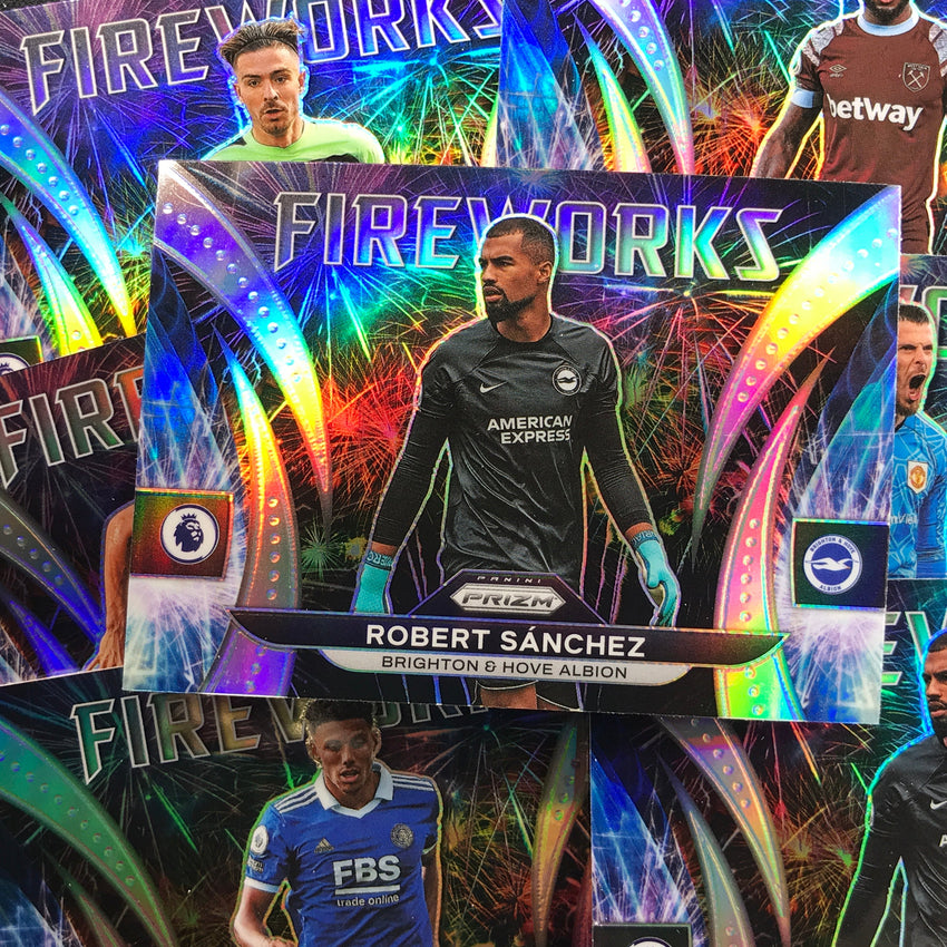 2022-23 Prizm EPL BOBBY DE CORDOVA-REID Fireworks Silver Prizm #25