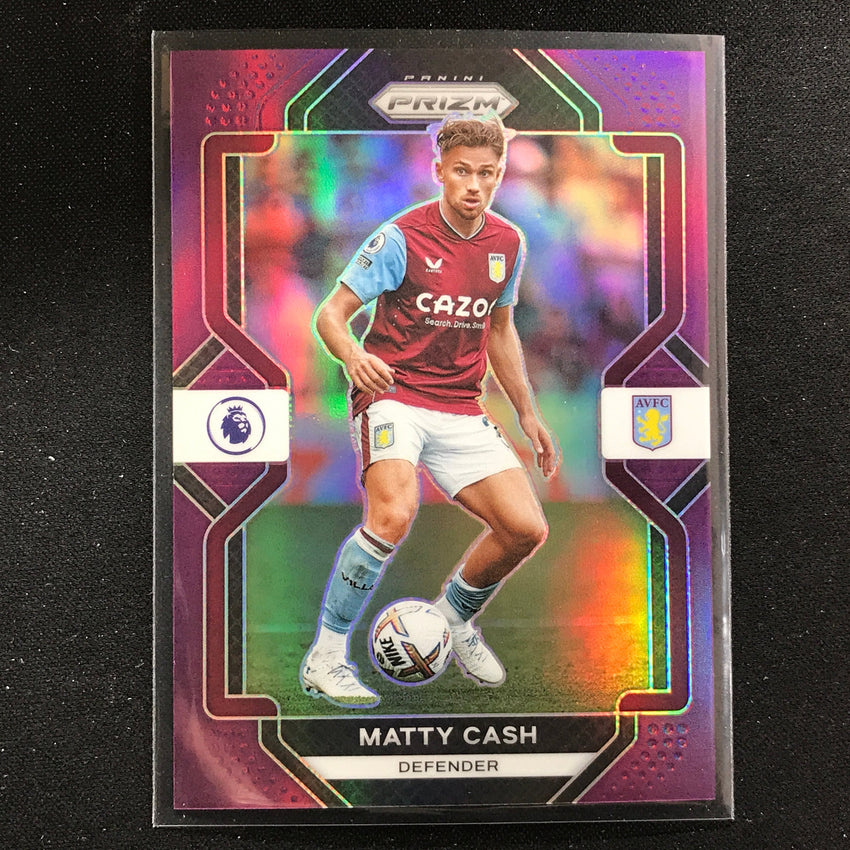2022-23 Prizm Epl Matty Cash Purple 22/49