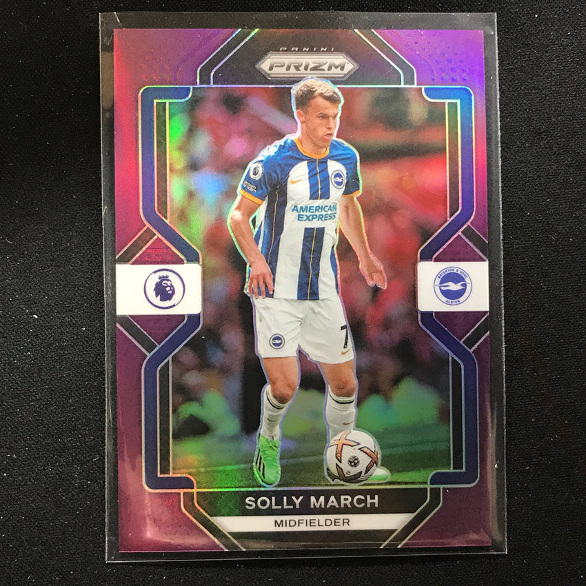 2022-23 Prizm Epl Solly March Purple 44/49