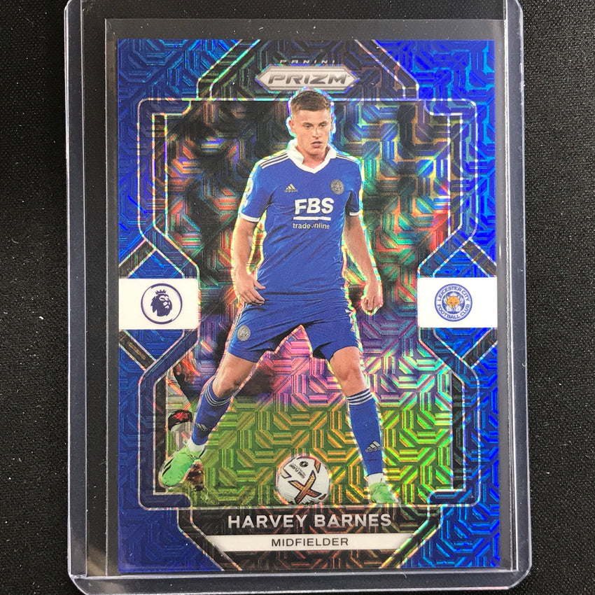 2022-23 Prizm Epl Harvey Barnes Blue Mojo 8/25