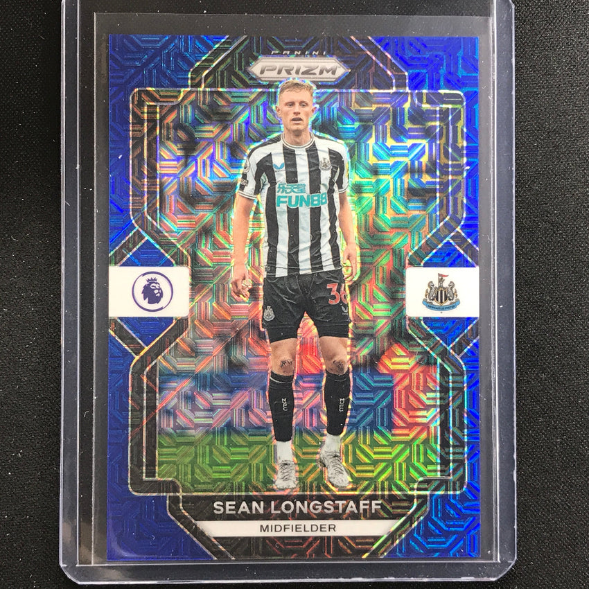 2022-23 Prizm Epl Sean Longstaff Blue Mojo 9/25