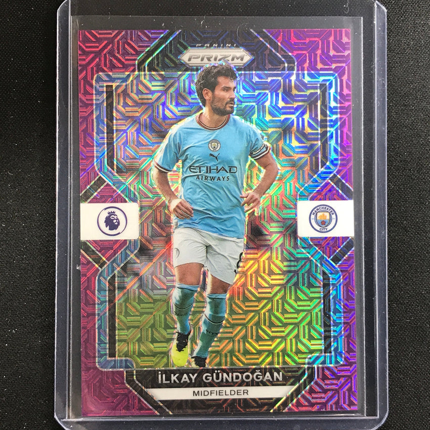2022-23 Prizm Epl Ilkay Gundogan Purple Mojo 7/20