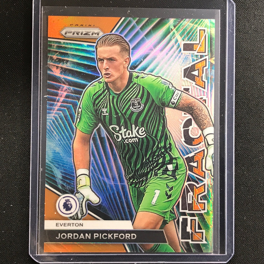 2022-23 Prizm Epl Jordan Pickford Fractal Orange 5/25