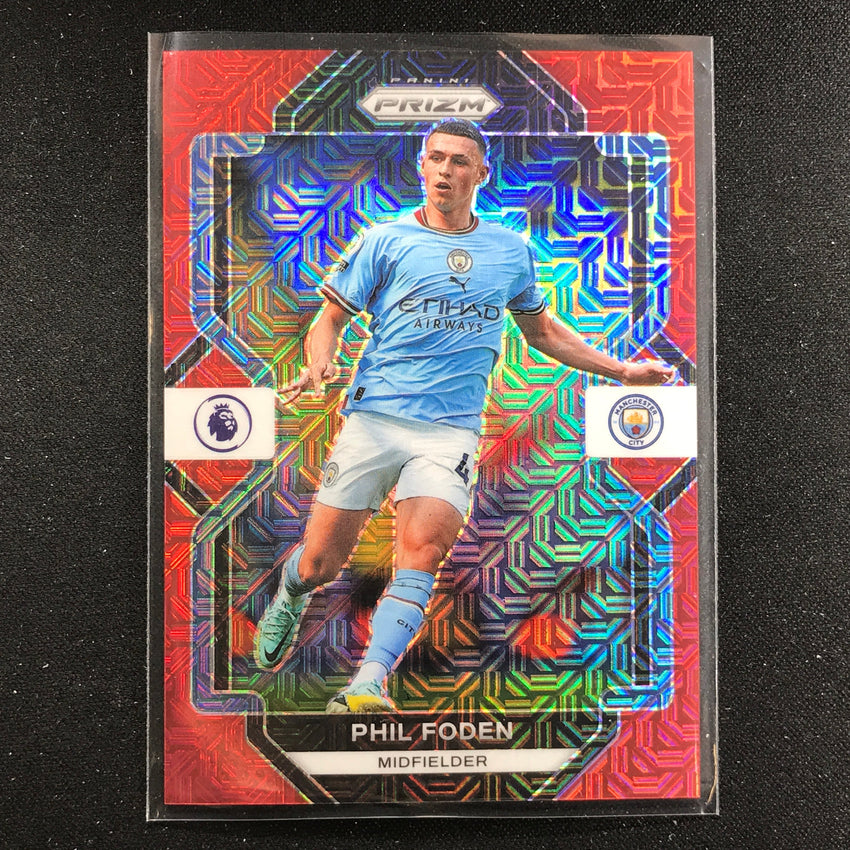 2022-23 Prizm Epl Phil Foden Red Mojo 85/99 No 1