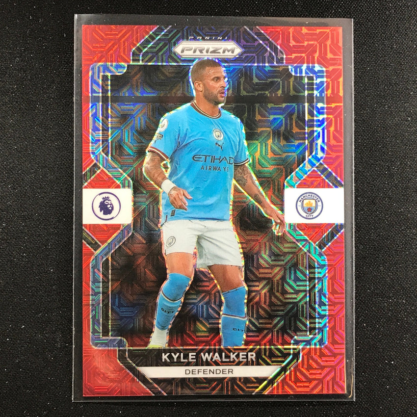 2022-23 Prizm EPL KYLE WALKER Red Mojo 44/99 #12