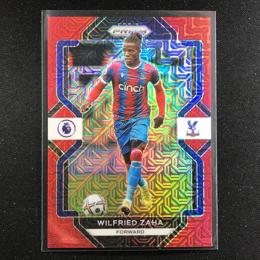 2022-23 Prizm EPL WILFRIED ZAHA Red Mojo 22/99 #18