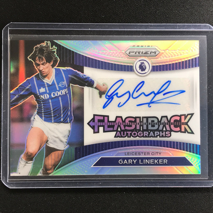 2022-23 Prizm Epl Gary Lineker Flashback Auto Silver Prizm 16/99