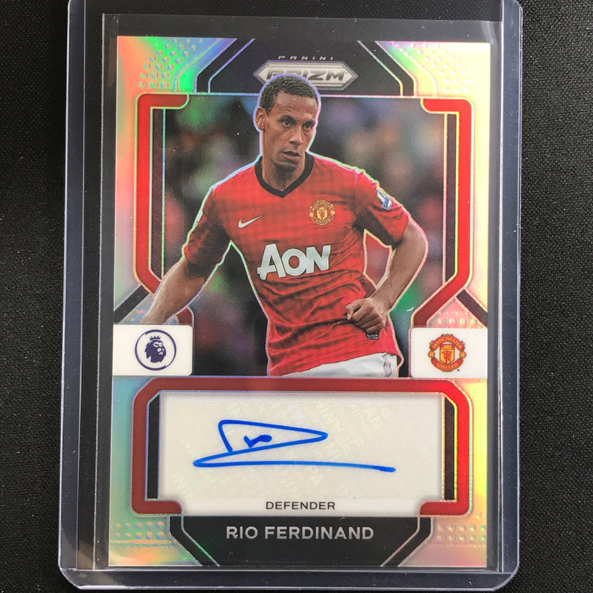 2022-23 Prizm Epl Rio Ferdinand Signatures Auto Silver Prizm 24/99
