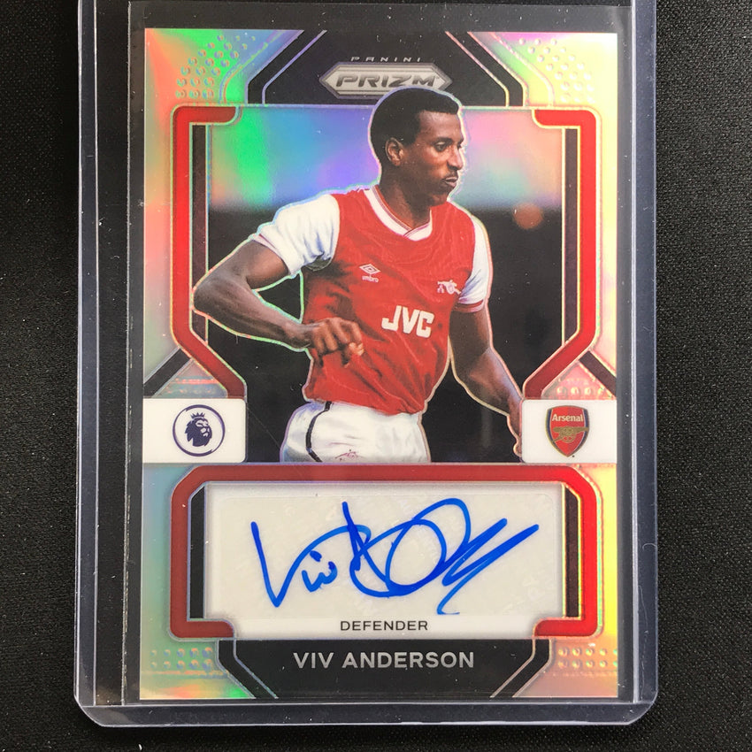 2022-23 Prizm Epl Viv Anderson Signatures Auto Silver Prizm 63/99