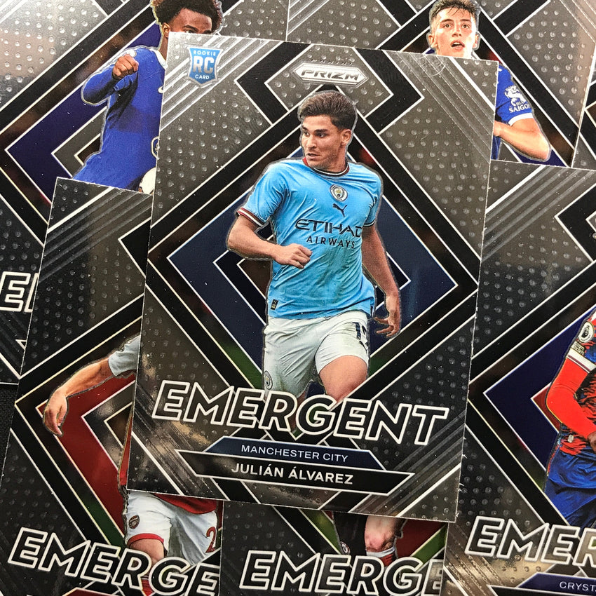 2022-23 Prizm EPL JULIAN ALVAREZ Emergent Rookie Base #1