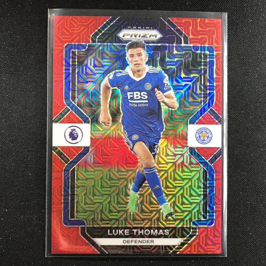 2022-23 Prizm EPL LUKE THOMAS Red Mojo 41/99 #102