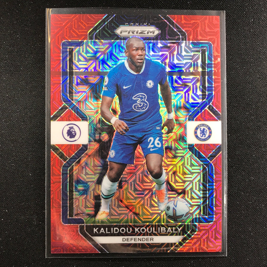 2022-23 Prizm EPL KALIDOU KOULIBALY Red Mojo 75/99 #113