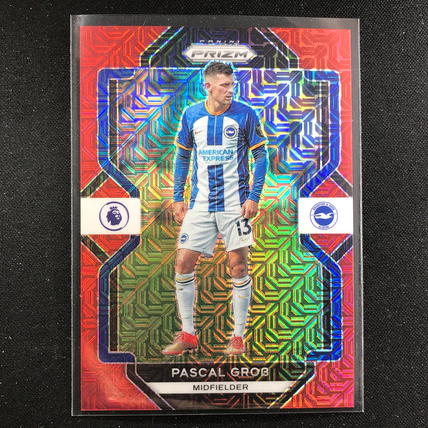 2022-23 Prizm EPL PASCAL GROSS Red Mojo 77/99 #127