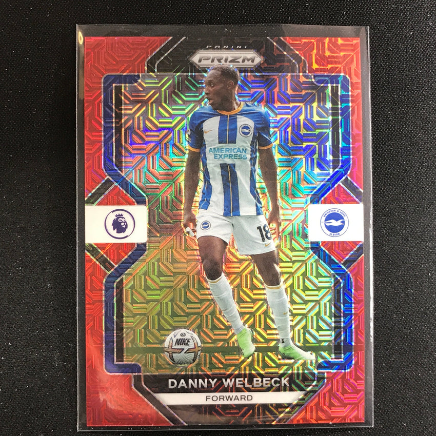 2022-23 Prizm EPL DANNY WELBECK Red Mojo 38/99 #128