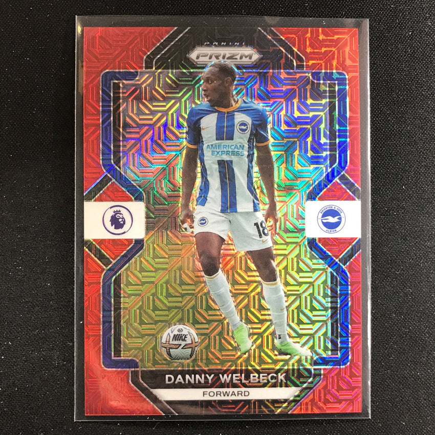 2022-23 Prizm EPL DANNY WELBECK Red Mojo 24/99 #128