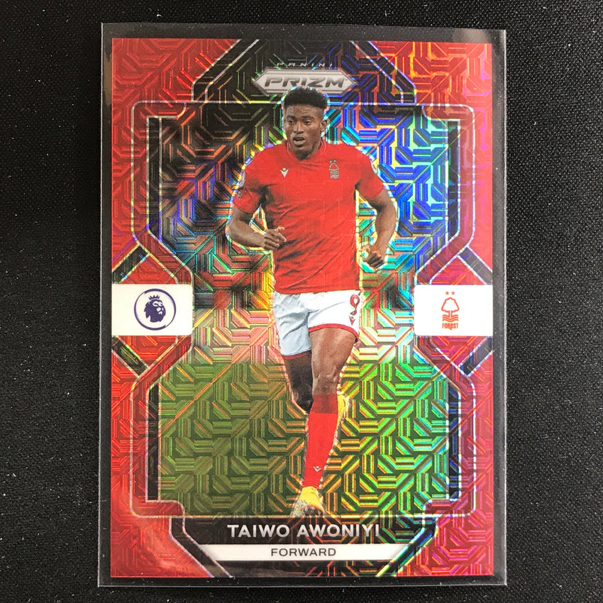 2022-23 Prizm Epl Taiwo Awoniyi Red Mojo 39/99 No 142