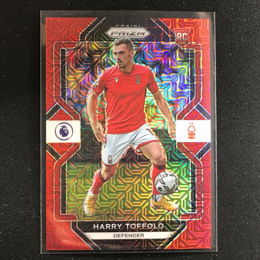 2022-23 Prizm EPL HARRY TOFFOLO Rookie Red Mojo 44/99 #150