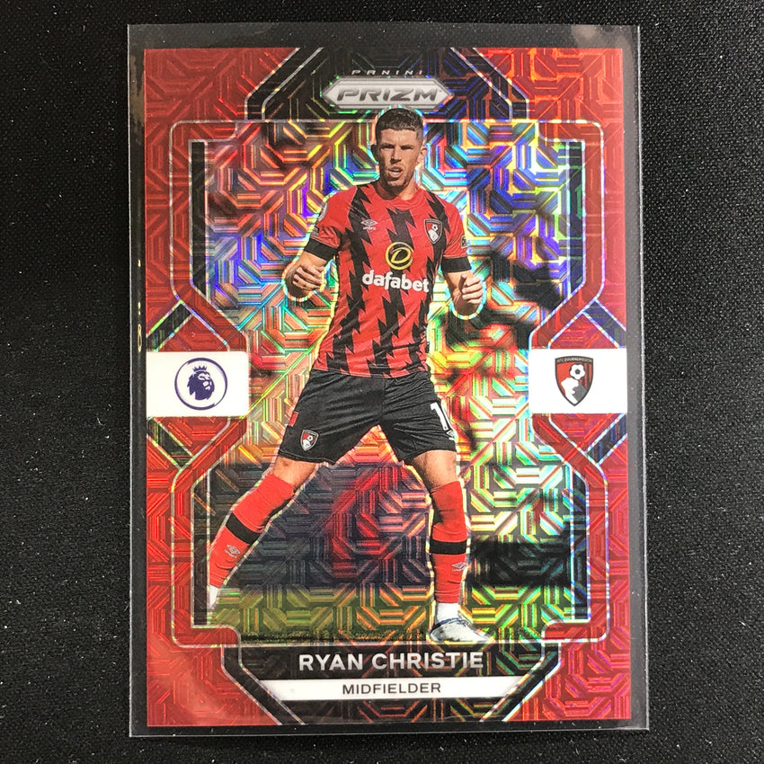 2022-23 Prizm EPL RYAN CHRISTIE Red Mojo 28/99 #219