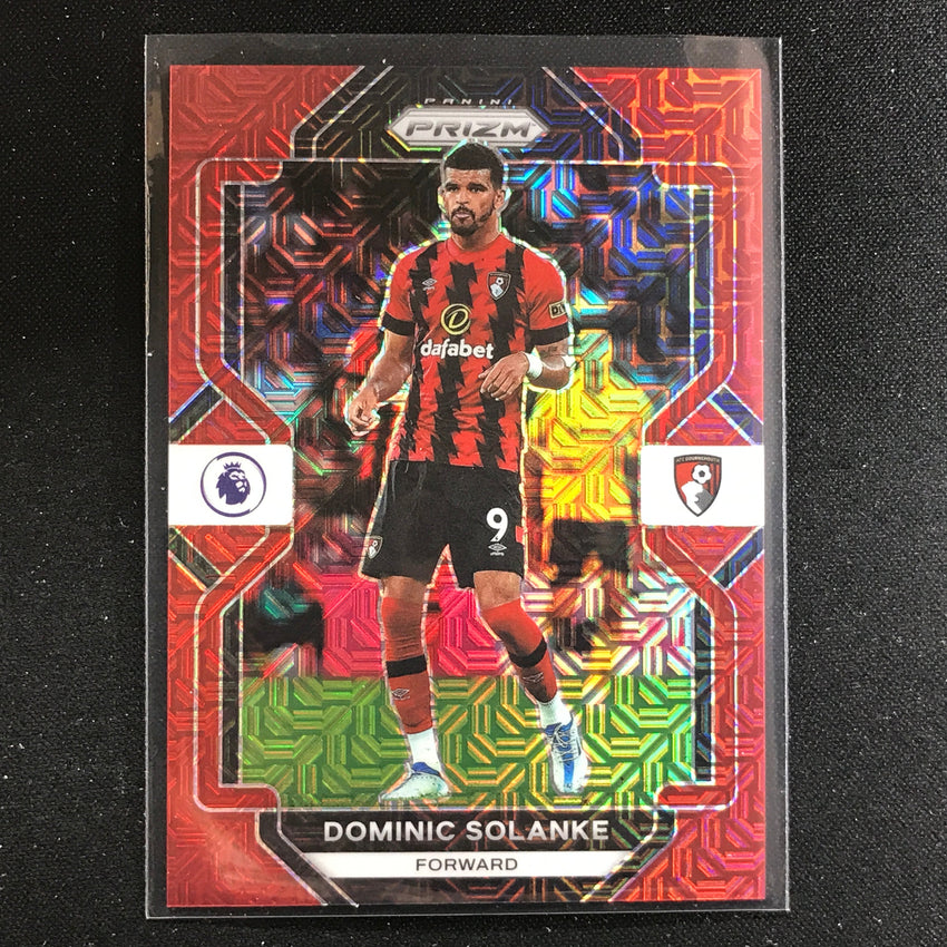 2022-23 Prizm EPL DOMINIC SOLANKE Red Mojo 20/99 #223