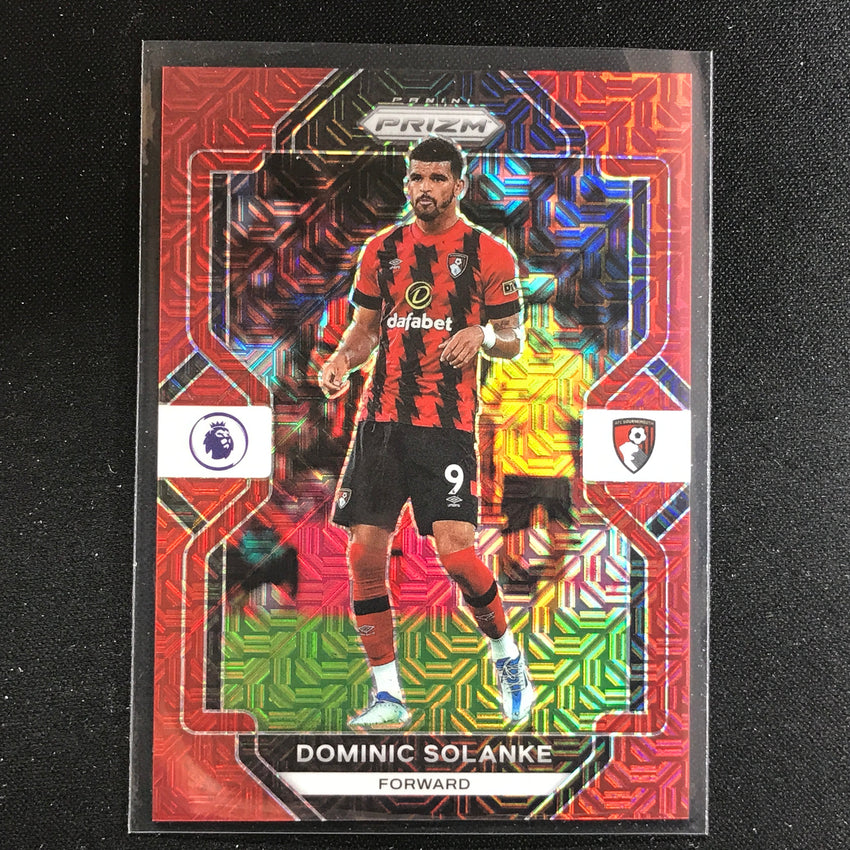 2022-23 Prizm EPL DOMINIC SOLANKE Red Mojo 70/99 #223