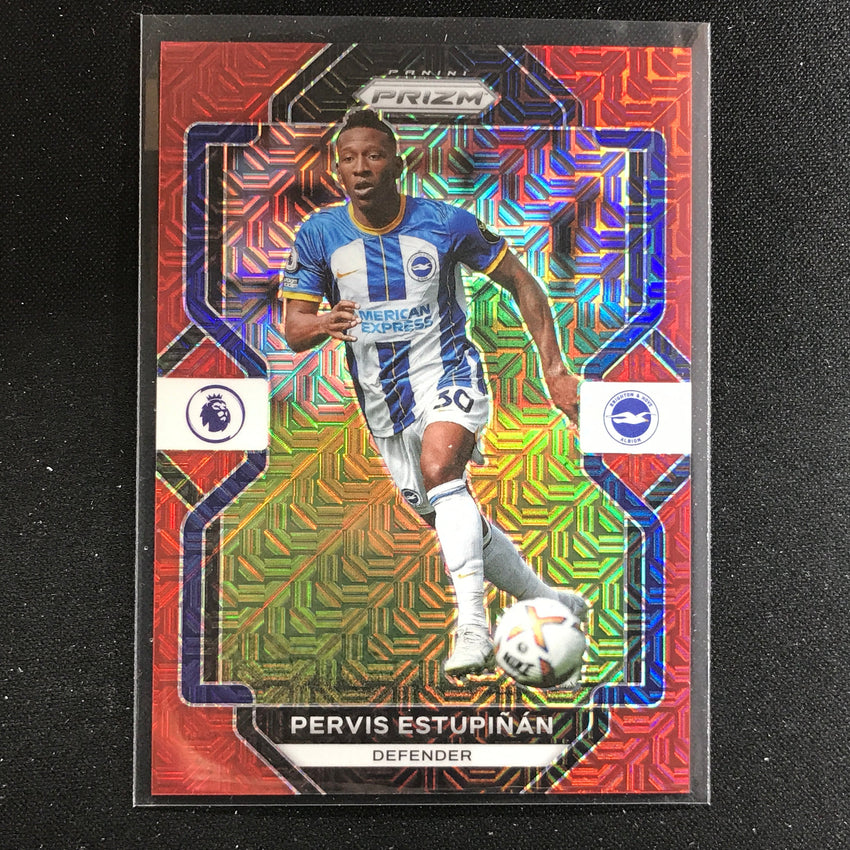 2022-23 Prizm EPL PERVIS ESTUPINAN Red Mojo 88/99 #238