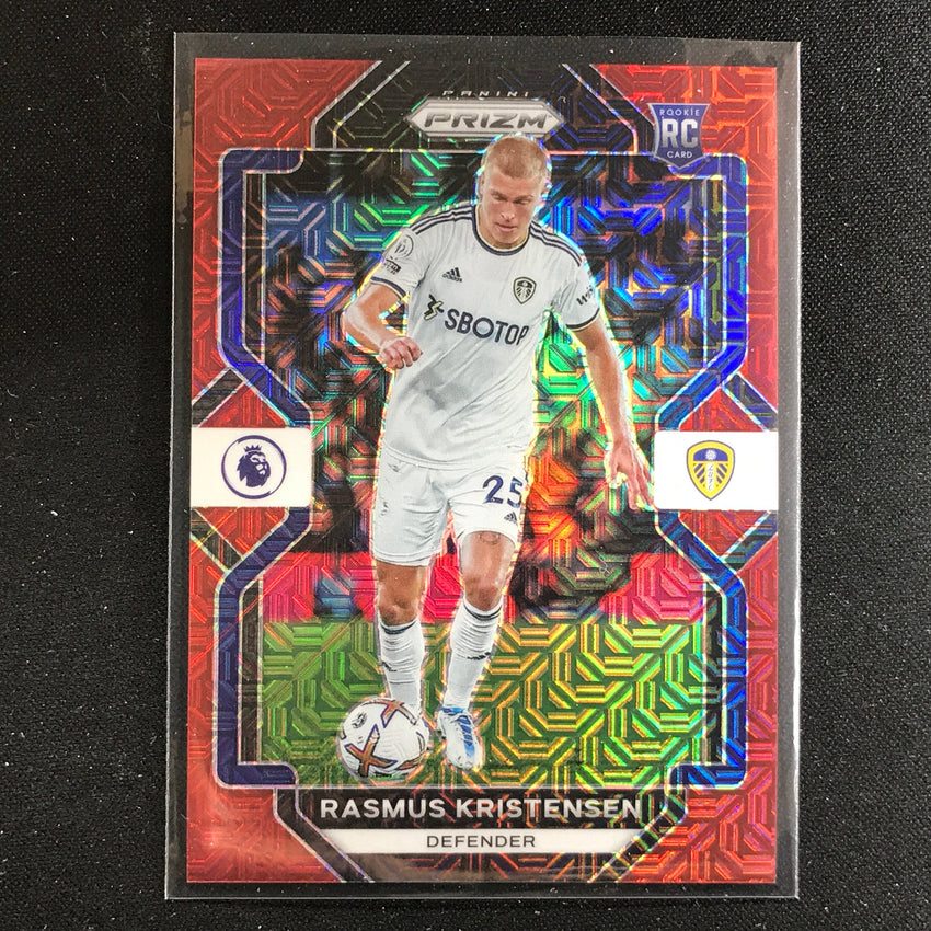 2022-23 Prizm EPL RASMUS KRISTENSEN Rookie Red Mojo 46/99 #268