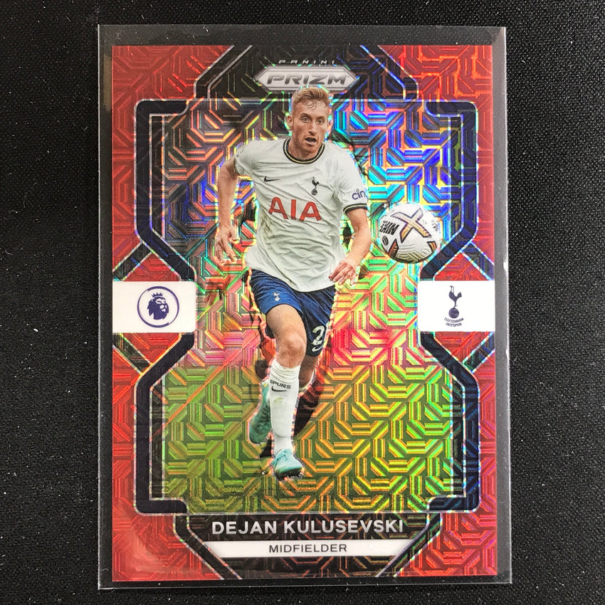 2022-23 Prizm EPL DEJAN KULUSEVSKI Red Mojo 47/99 #293