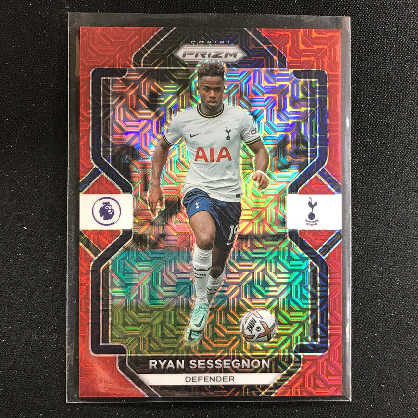 2022-23 Prizm Epl Ryan Sessegnon Red Mojo 54/99 No 299