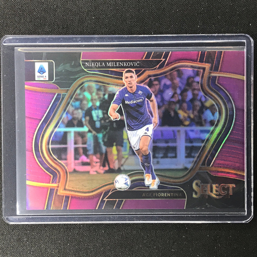 2022-23 Select Serie A Nikola Milenkovic Field Level Purple 17/49