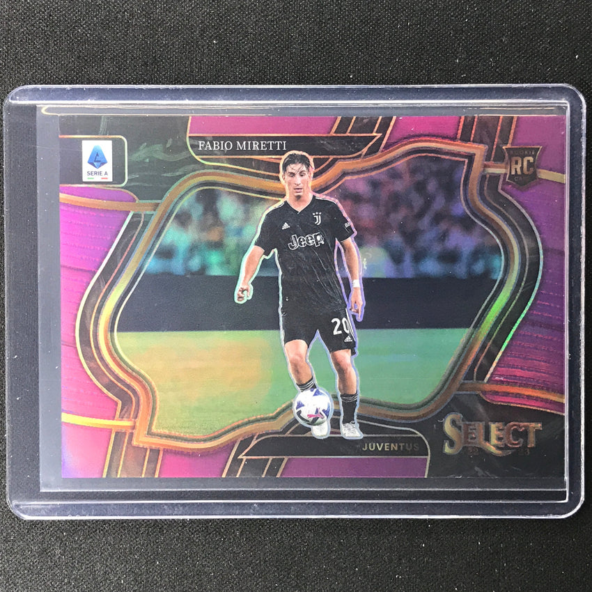 2022-23 Select Serie A Fabio Miretti Field Level Rookie Purple 19/49