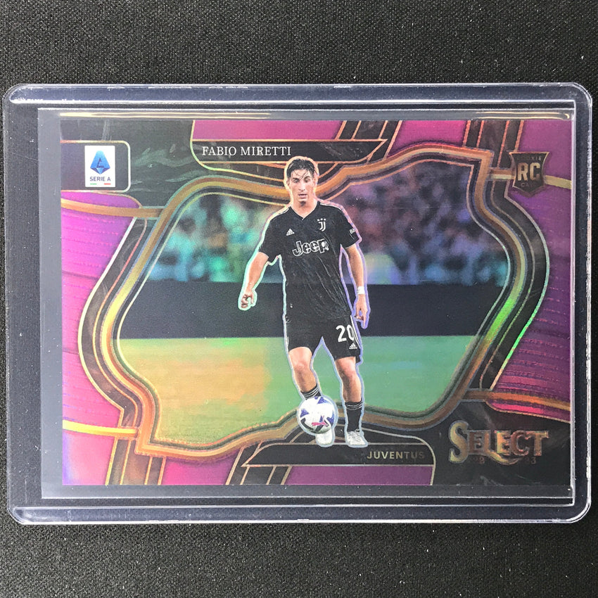 2022-23 Select Serie A Fabio Miretti Field Level Rookie Purple 26/49