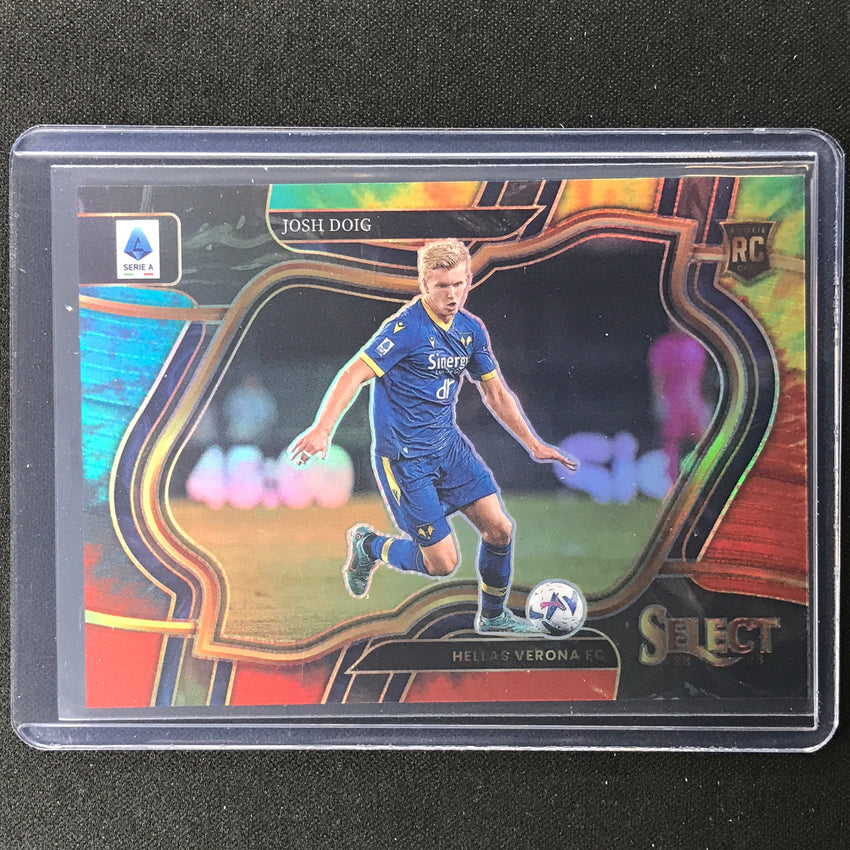 2022-23 Select Serie A Josh Doig Field Level Rookie Tie-dye 4/25