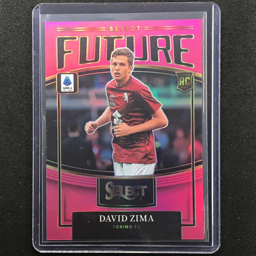 2022-23 Select Serie A David Zima Select Future Rookie Pink 9/25