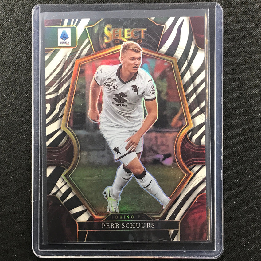 2022-23 Select Serie A Perr Schuurs Mezzanine Zebra 6/20