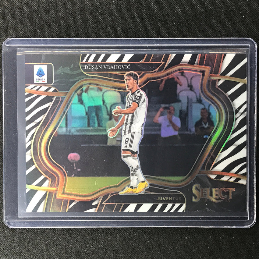2022-23 Select Serie A Dusan Vlahovic Field Level Zebra 8/20