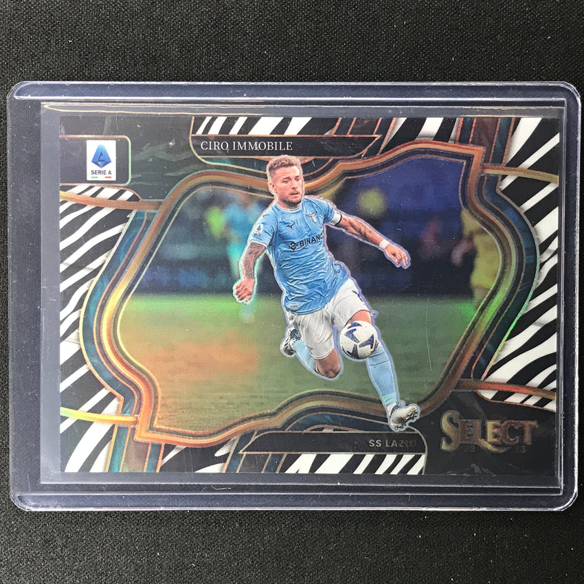 2022-23 Select Serie A Ciro Immobile Field Level Zebra 14/20